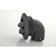 Kalori Bouche KA légcsatorna  fekete könyok csatlakozással