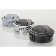 Kalori Bouche KB  Légbefúvó elzárható fekete  70mm