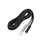 Nyomógomb zöld LED-del